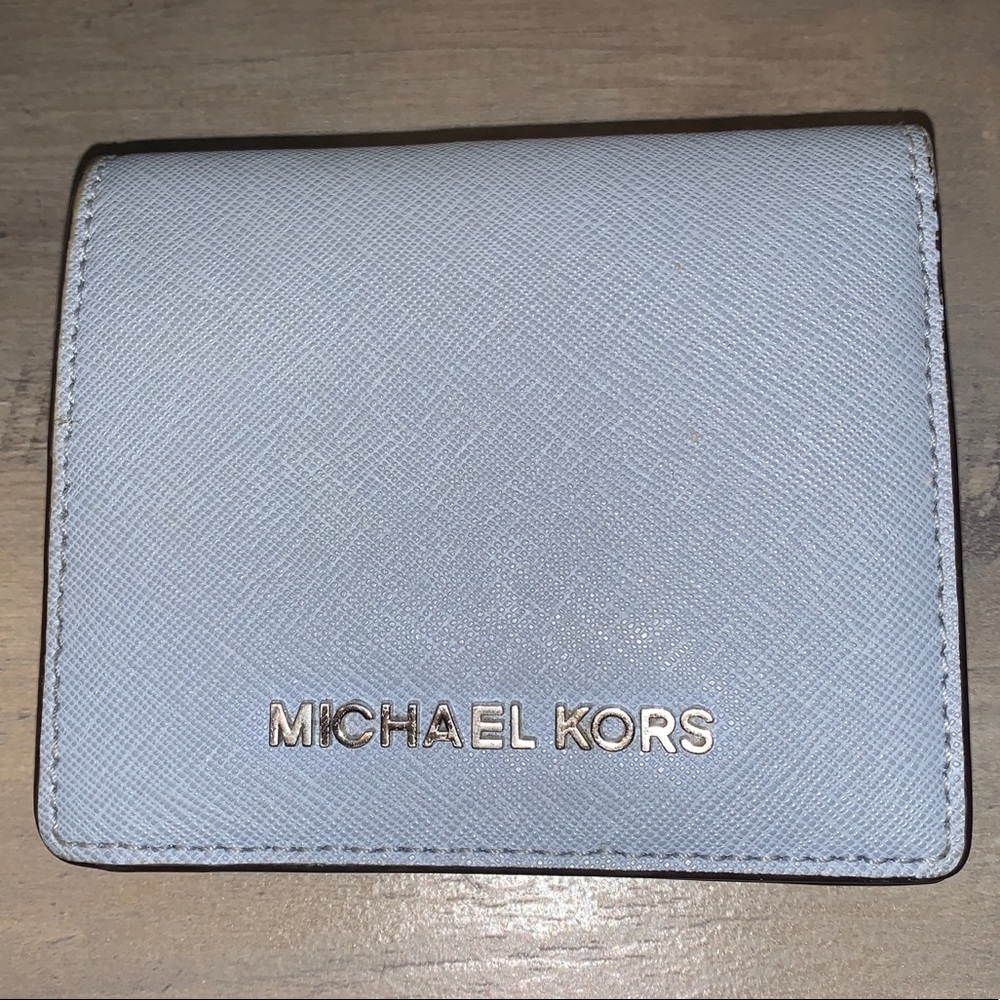 Michael Kors | Light Blue Billfold Wallet